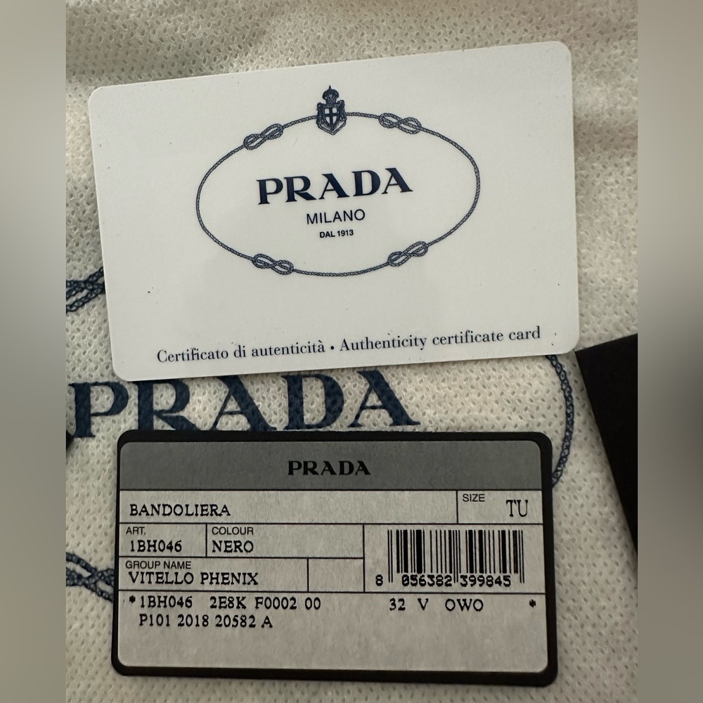 Prada Black Crossbody Leather Bag - Picture 10 of 14